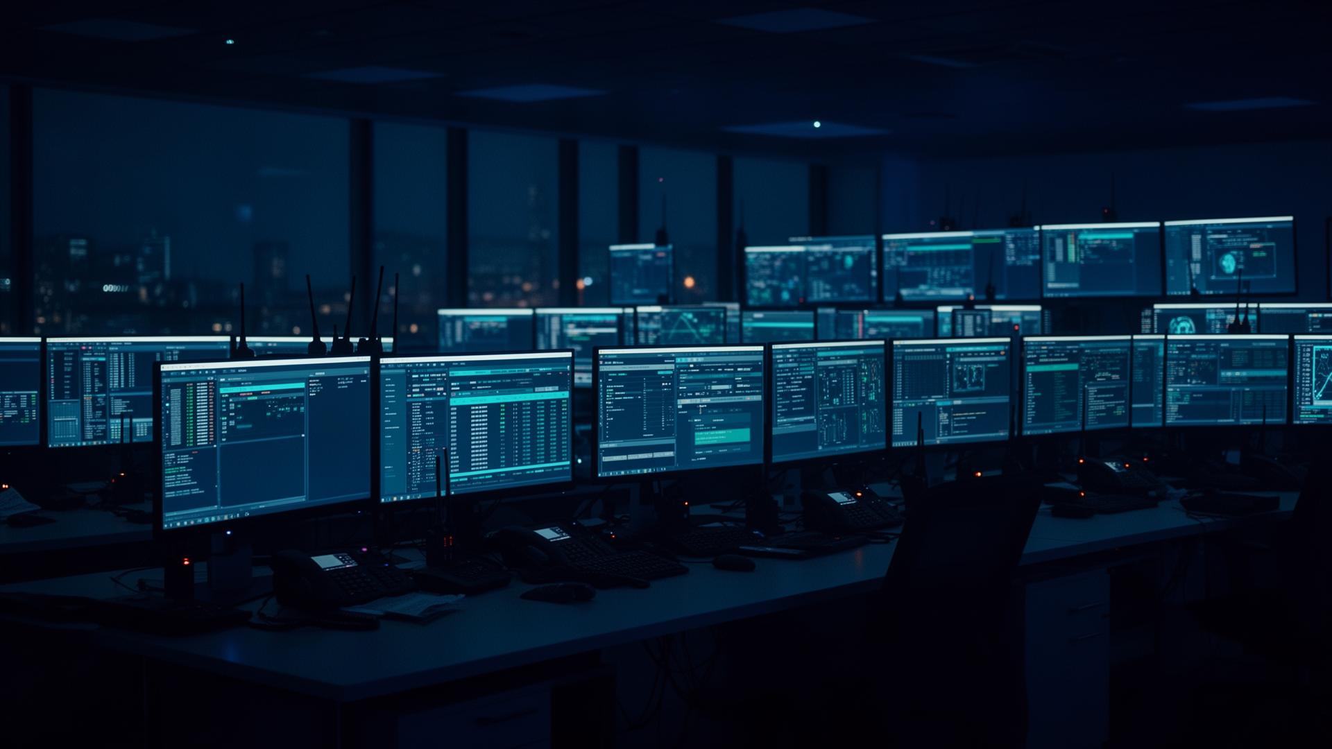 Critical communications control room